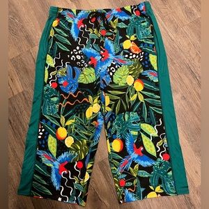 Cuddl Duds Tropical Lightweight Cropped Pajama Pants